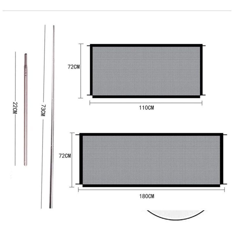 Magi-Gat protective fence dog isolation net dog barrier portable folding pet isolation fence