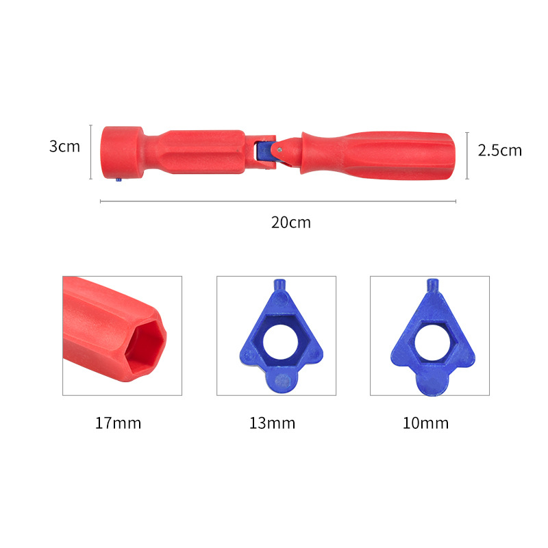 Toilet Installation and Maintenance Household Toilet Seat Removal Wrench Toilet Cover Screw Fixing Tool Holder