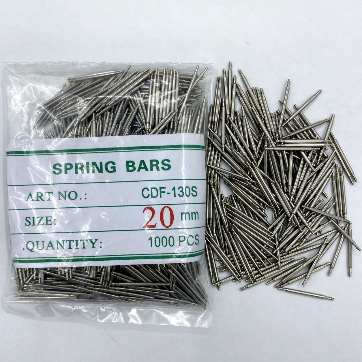 Wholesale double-bracket table ear seamless watch needle 1.3 1.5 1.78 semi-steel universal watch shaft table bolt spring ear needle accessories
