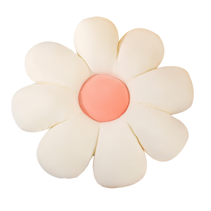 Daisy Flower Cushion Office Computer Chair Cushion Sunflower Tatami Cushion Petal Pillow Wholesale