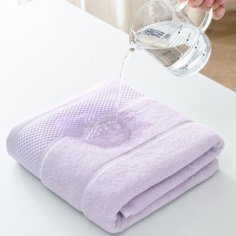 Bath towel cotton household suit cotton towel face washing soft absorbent square towel extra large hand wiping foot cleaning gift wholesale