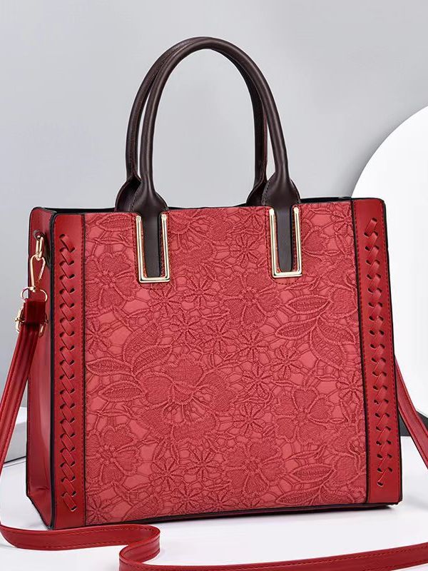 Elegant shoulder bag soft year mom messenger bag [foreign trade Women's bag] Middle-aged versatile simple all-match lightweight wear-resistant