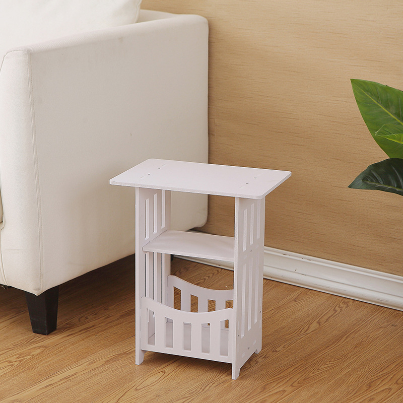 Simple Modern Bedside Corner Cabinet Mini Storage Small Cabinet Multi-function Storage Cabinet Bedroom Simple White Bedside Cabinet