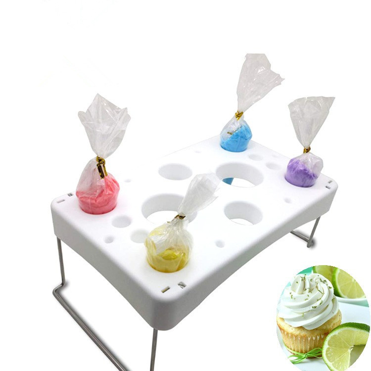 Baking tools cake decorating bag storage rack DIY mold cream mouth bag display rack