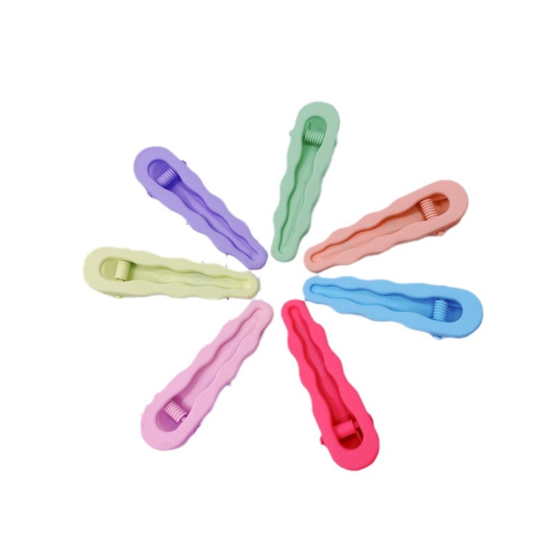 Candy color hairpin rubber paint frosted hand paint side clip seamless hairpin diy material cream glue headdress accessories