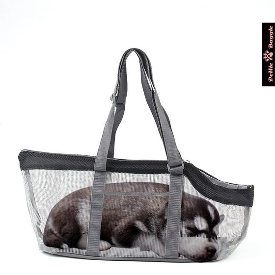 Cat has a trick panoramic breathable dog out pet bag large capacity portable dog bag portable folding cat bag can be fixed