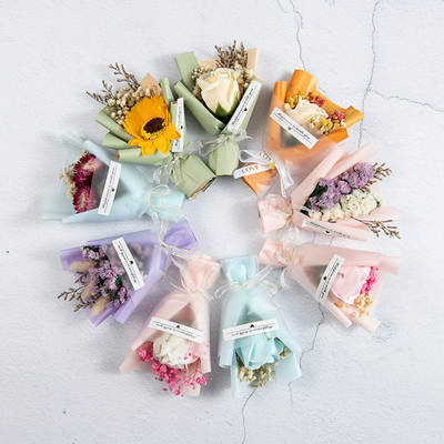 Spot Mini Gimmys Lavender Dried Flowers Flower bouquet Teacher Graduation Valentine's Day Accompanying Ceremony with Decorative Flowers