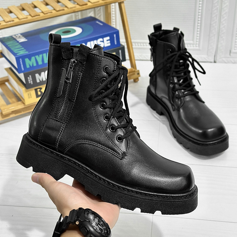 Martin Boots Men's Boots British Fan Car Boots High-top Leather Boots 2025 Autumn and Winter New Boots Boots plus size Workwear Shoes