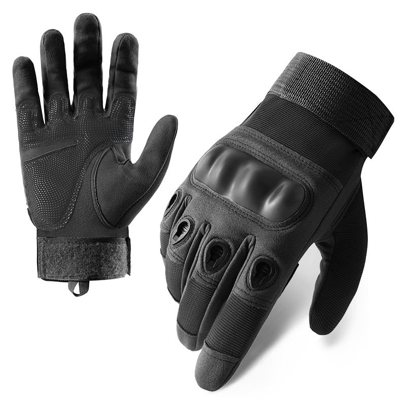 Tactical gloves Z907 long finger hard shell protective sports outdoor combat training anti-cut wear-resistant touch screen riding gloves