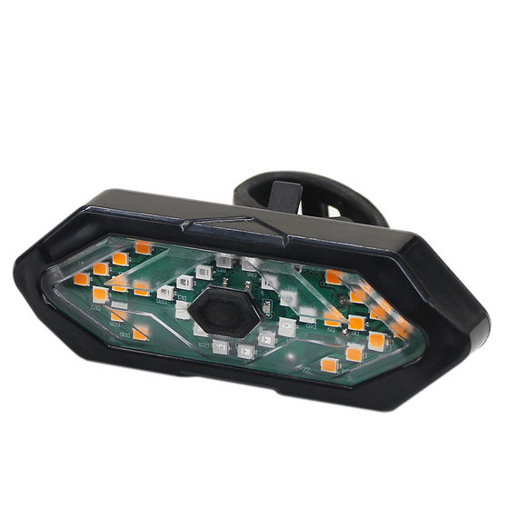 New wireless remote control turn signal tail light USB charging mountain night riding led bicycle with horn warning light