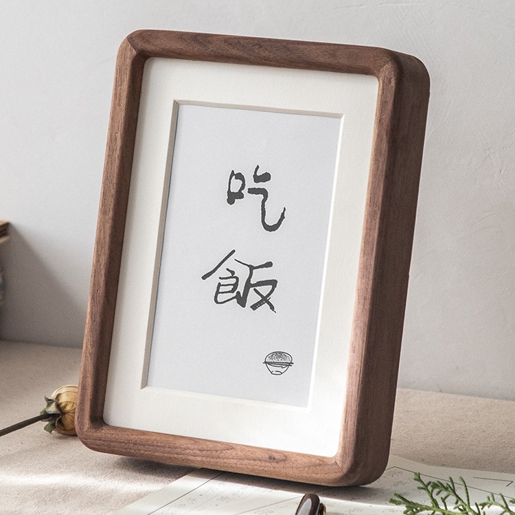 Solid wood printing made photo frame table 6 inch 8 inch 10 inch 7 inch 6 inch children photo frame diy
