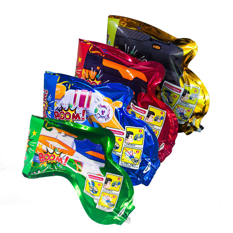 T automatic inflatable fireworks gun birthday atmosphere props kindergarten party creative fireworks hand-held fireworks wedding gun