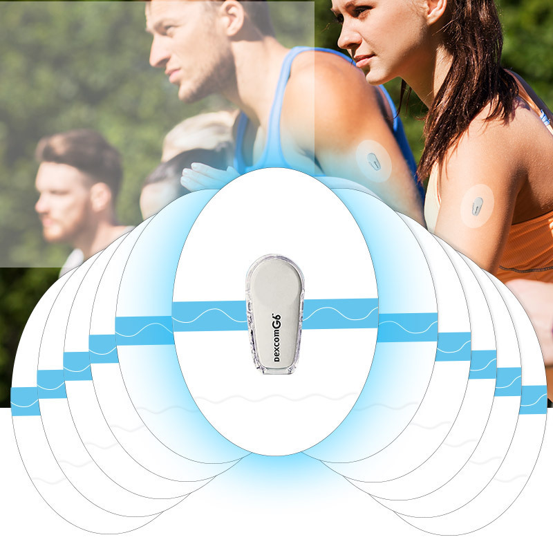 Silicon-based dynamic dynamic blood glucose meter monitoring patch waterproof and sweat-proof G6 sensor adhesive patch