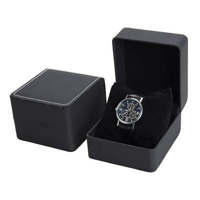 Cross-border exclusive PU leather watch box advanced storage box display box wholesale jewelry box packaging box gift box high-end