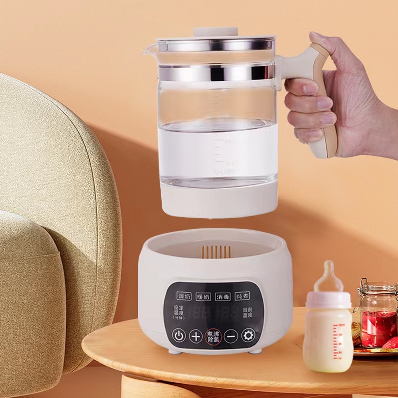 Multi-functional household thermostatic hot water kettle for warm milk and warm milk baby milk mixer heat preservation burning water bubble milk machine
