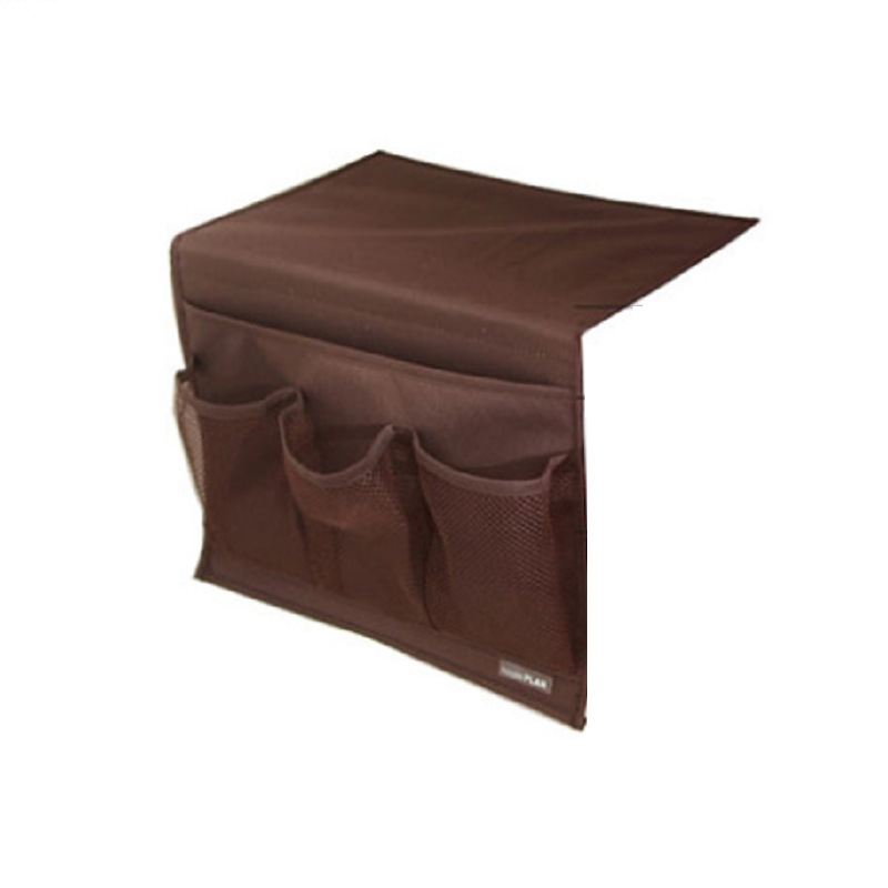 In stock sofa armrest remote control storage bag side hanging bag bedside mobile phone sundries multifunctional bedside storage bag