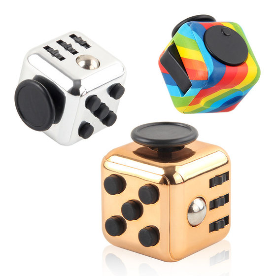 Factory wholesale finger vent toy decompression infinite cube Magic decompression DICE creative decompression artifact