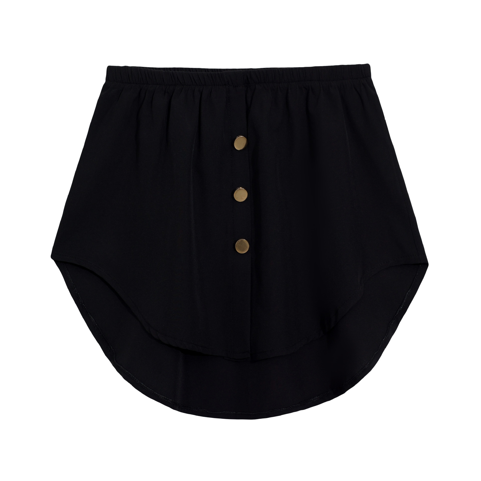 All-matching new shirt fake hem sweater with women's inner Korean style A- line skirt cover fart curtain