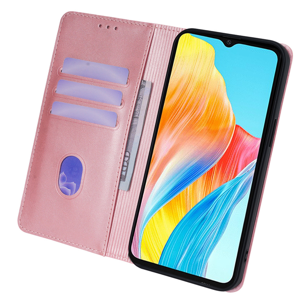 For cross-border OPPO A36 mobile phone case flip A60 4G foreign version card bracket A38 multi-functional leather case