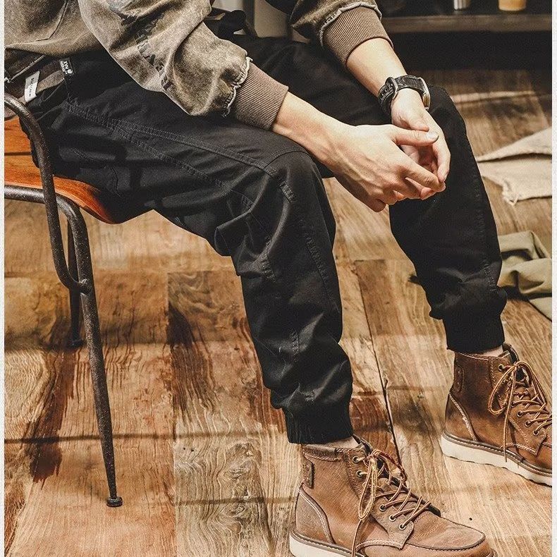 Casual Pants Men's Spring and Autumn New Korean Style Trendy Brand Loose Large Size Leg Pants Outdoor Duffy Handsome Harem Pants for Foreign Trade