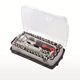 40-piece sleeve combination suit sleeve set auto repair tools household hardware tools hexagonal sleeve combination tools