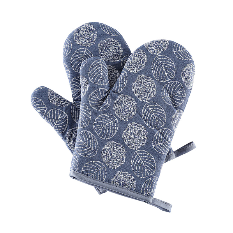 Nordic wind microwave heat insulation gloves anti-hot oven gloves heat resistant kitchen baking gloves manufacturers direct