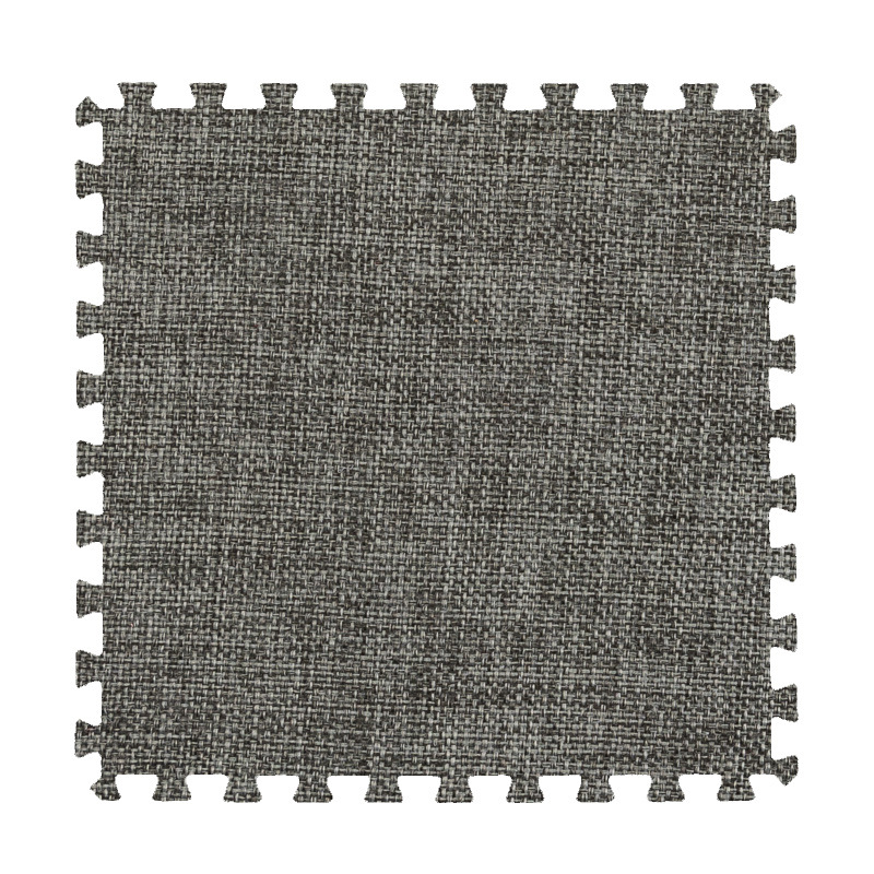 Cross-border Daifa Four Seasons Cotton and Linen Foam Floor Mat Thickened Stitching Floor Children's Puzzle Floor Mat Bedroom Stitching Carpet