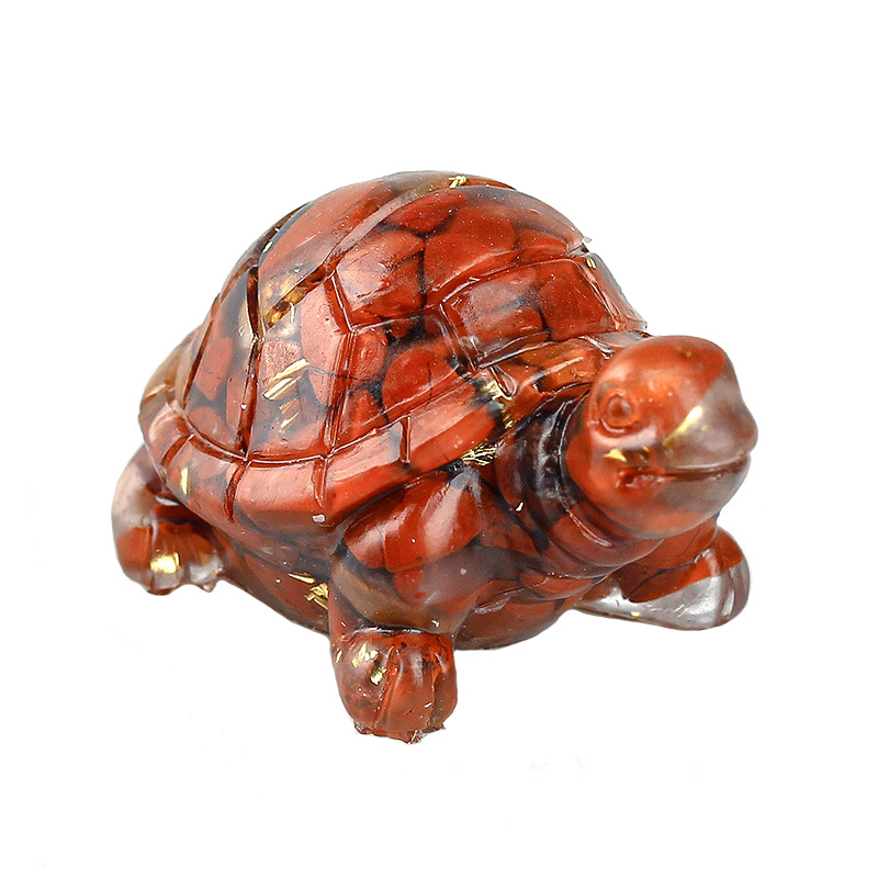 Creative Cute Little Turtle Decoration Micro Landscape Bonsai Fish Tank Crystal Gravel Glue Drops Desktop Decoration Craft Gift