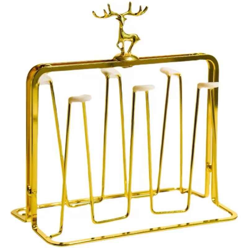 Elk Cup Rack Inverted Water Cup Rack Storage Rack Storage Tray Household Living Room Glass Cup Rack Tea Cup Drain Rack