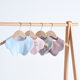 Cross-border pure color 360-degree petal baby bib class A pure cotton gauze children bib baby bib bib