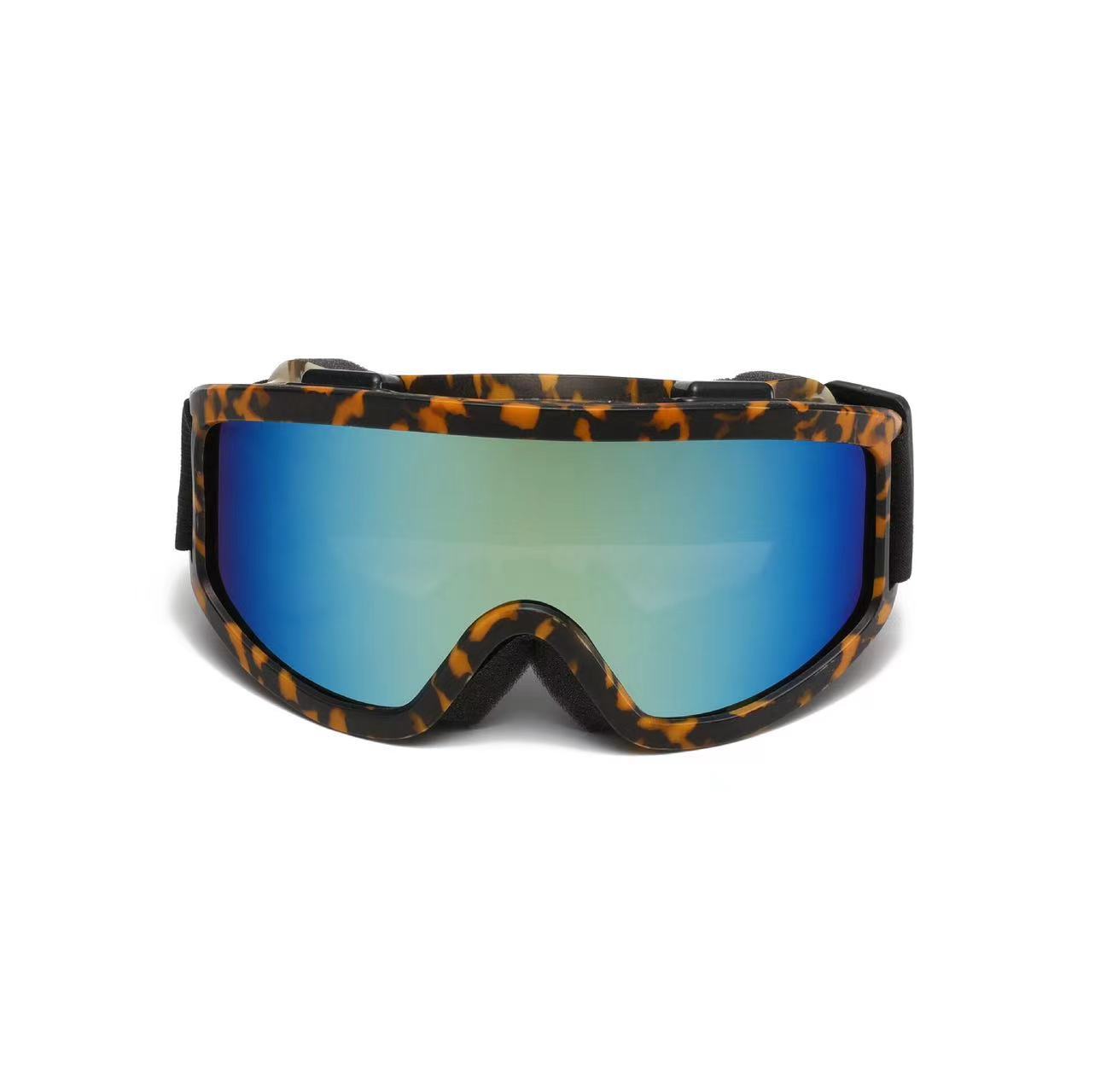 New double-layer anti-fog mountain skiing goggles outdoor large frame anti-wind sand dazzling polarized sports glasses_voghion.com
