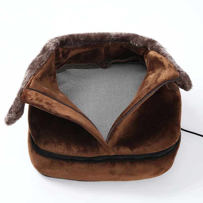 Two-in-one vibration heating shoes massage boots kneading massage foot warmer 2 in 1 shiatsu massager
