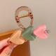 1# Pink Green Cafe Love Grab Clip