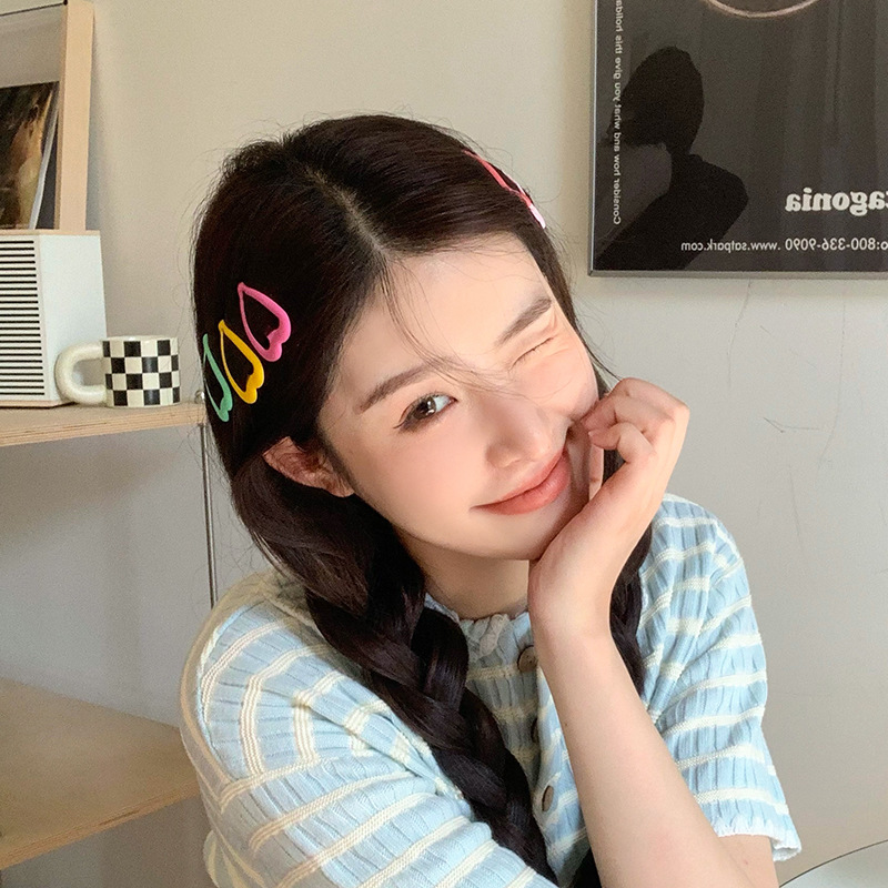 Candy Color Summer Bangs Clip Children's Headwear Side Broken Hairpin Mini Small Cute Babs Clip Instagram Style Hair Accessories