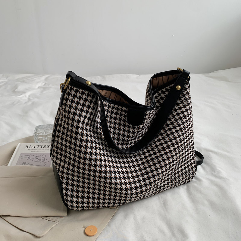 Sense Bag Women's Large Capacity 2022 New Fashion Autumn and Winter College Students' School Bag Commuting Shoulder Tote Bag