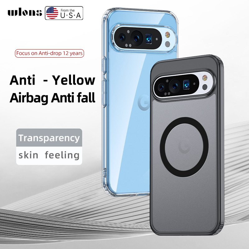 Cross-border applicable Googlepixel10pro mobile phone case magnetic suction drop-proof Google pixel9A all-inclusive protective case