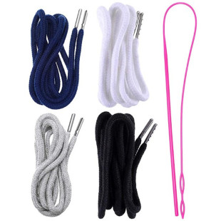 4 Replacement drawstrings and 1 Pink easy-threading set for threading