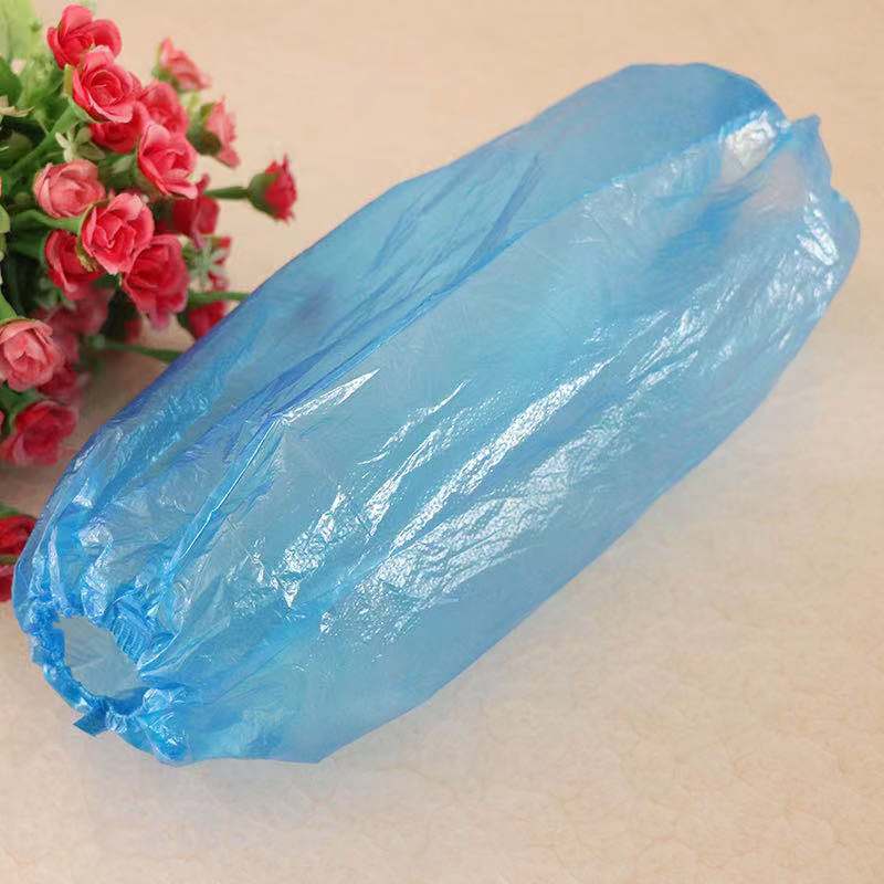 Disposable Plastic Sleeve Transparent Sleeveless Thickened Oil-proof Waterproof Kitchen Household Long PE Sleeve Sleeve
