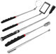 Magnetic rod magnetic pickup with light suction rod suction rod metal magnetic rod screw retractable suction rod pickup