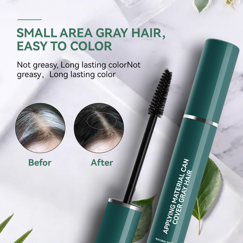 Cross-border dedicated disposable hair dye pen cover white hair color supplement brush black hair stick does not stimulate temporary hair dye wholesale