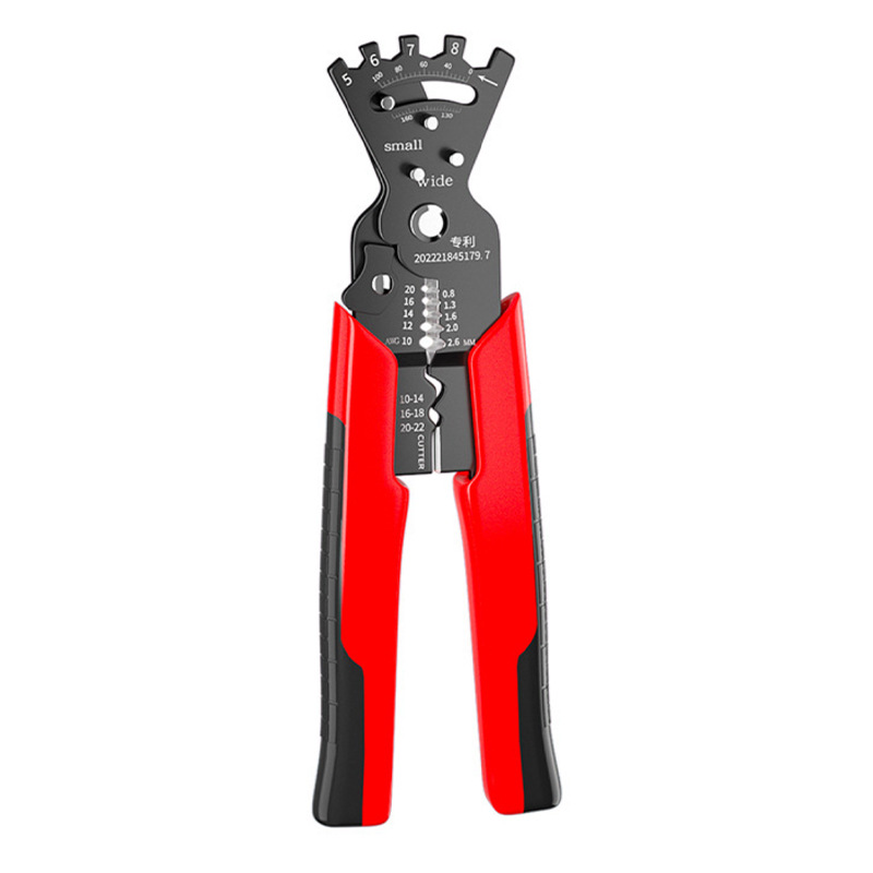 Wholesale multi-functional folding pliers electrical special five-in-one cutting wire stripper multi-functional crimping pliers terminal