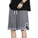 Basketball shorts men's sports American fashion brand five-point ice silk mesh quick-drying loose fitness running shorts casual
