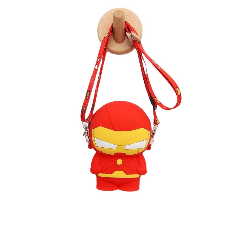 Children's small shoulder bag children's silicone mobile phone bag adult clothing store accessories bag boys and girls small backpack