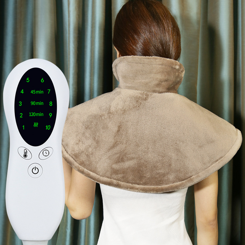 Cross-border electric shoulder neck heating shawl British and American Standard electric heating shawl with warm heating electric heating shawl
