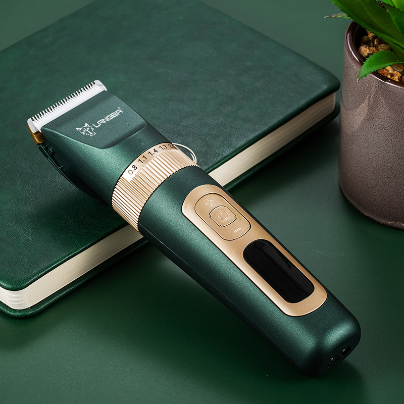 Source manufacturers cross-border rechargeable animal hair clipper Amazon dog electric clipper electric clipper pet shaving device