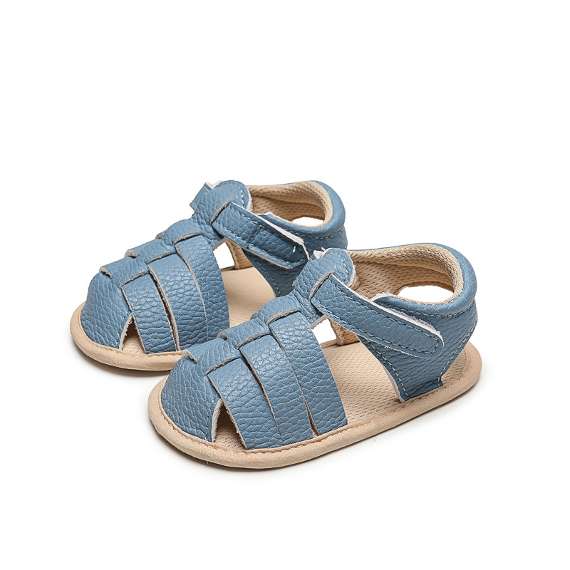 Cross-border hot summer baby sandals breathable soft rubber sole non-slip casual toddler shoes baby shoes one-piece delivery