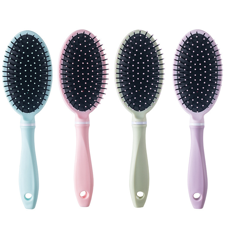 Household Cute Simple Portable Air Bag Massage Comb Men's and Women's Inner Buckle Hair Blowing Hair Style Comb Curly Hair Comb