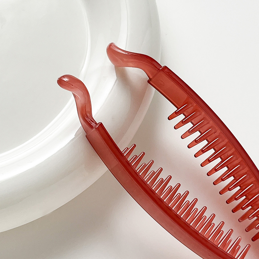Accessori per capelli con molletta a banana color gelatina, volume per capelli, molletta multi-torsione, grande molletta verticale, semplice molletta per coda di cavallo, molletta per la parte superiore con una sola parola_voghion.com