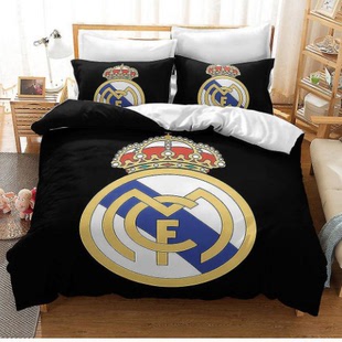 Apricot home textile quilt cover bed sheet pillowcase fitted sheet three-piece four-piece set one piece cross-border 3D digital printing