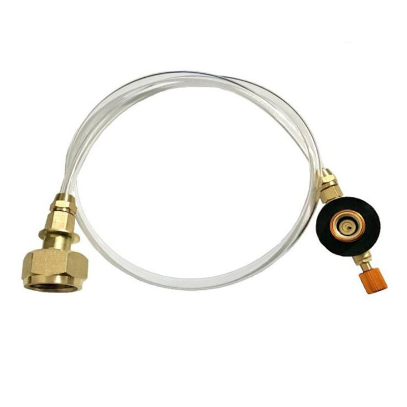 Outdoor export EU German standard outdoor stove head flat tank gas tank converter inflation valve accessories connector connecting pipe